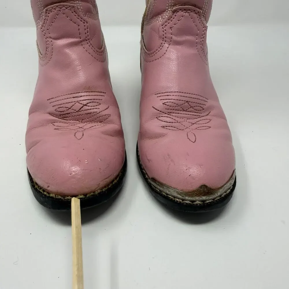 Durango Pink Western Cowboy Boots Kids Size 12D